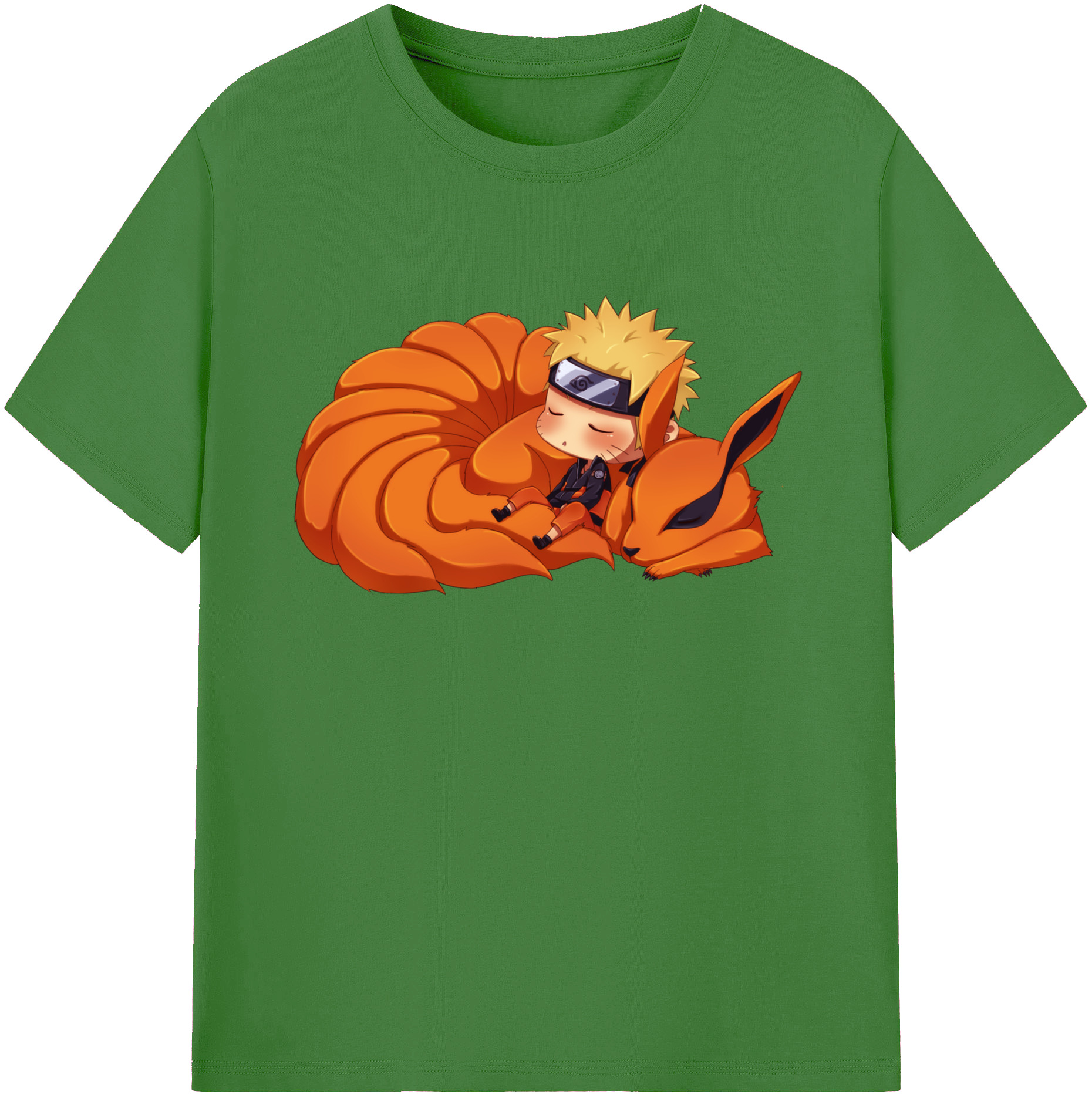 （画像用） NARUTO -ナルト- うずまき ナルト Uzumaki Naruto レディースカジュアルプリントTシャツ（綿100％）